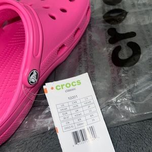 Pink Crocs